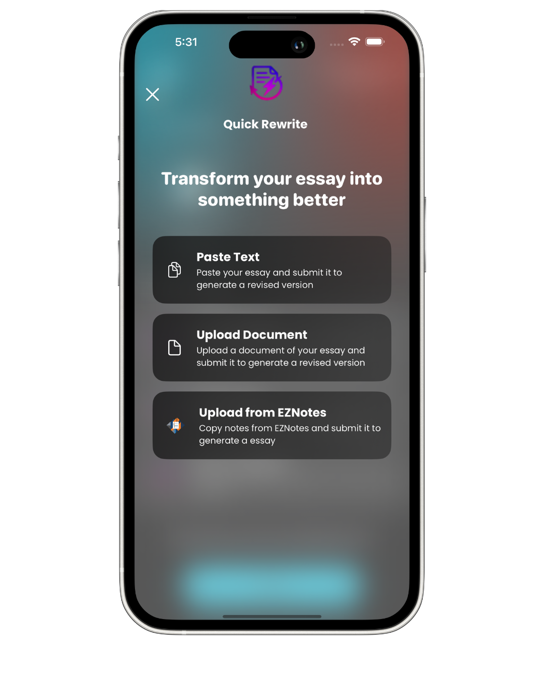 EZNotes Feature